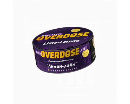 Табак для кальяна Overdose Lime Lemon  (Овердоз - Лимон-Лайм) - 25 гр