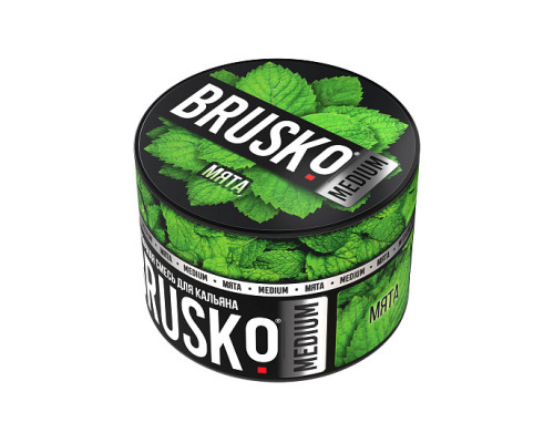 Бестабачная смесь BRUSKO - МЯТА (MEDIUM) - 50 ГР - Мята  