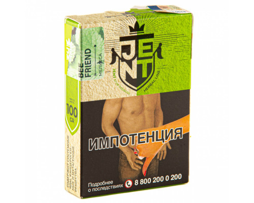 Табак для кальяна Jent Herbal Bee Friend (Джент Хербал - Мелисса) - 100 гр