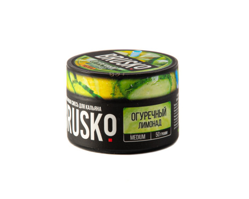 Бестабачная смесь BRUSKO - ОГУРЕЧНЫЙ ЛИМОНАД (MEDIUM) - 50 ГР - Ягоды  