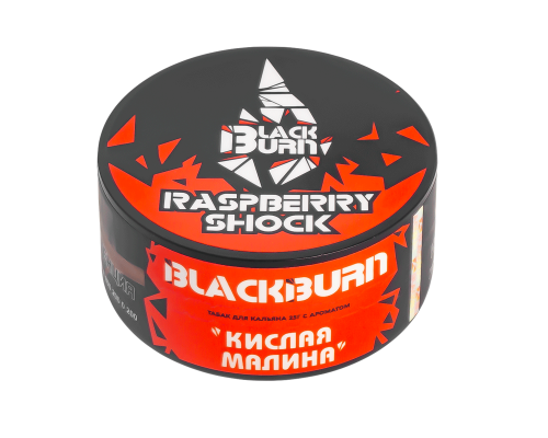 Табак для кальяна BlackBurn Raspberry Shock (БлэкБерн - Кислая Малина) - 25 гр