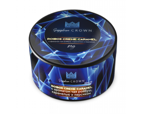 Табак для кальяна Sapphire Crown Roibos Creme Caramel (Сапфир Краун - Ройбуш крем карамель) - 25 гр Табак для кальяна Sapphire Crown Roibos Creme Caramel (Сапфир Краун - Ройбуш крем карамель) - 25 гр