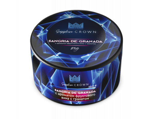 Табак для кальяна Sapphire Crown Sangria De Granada (Сапфир Краун - Фруктовое вино с Гранатом) - 25 гр Табак для кальяна Sapphire Crown Sangria De Granada (Сапфир Краун - Фруктовое вино с Гранатом) - 25 гр