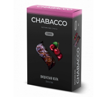 Бестабачная смесь CHABACCO CHERRY COLA (ВИШНЕВАЯ КОЛА) 50 ГР STRONG