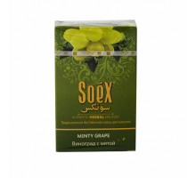 Бестабачная смесь SOEX - GRAPE WITH MINT - 50 ГР