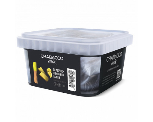 Бестабачная смесь CHABACCO MIX CREAMY LEMON WAFFLES (СЛИВОЧНО-ЛИМОННЫЕ ВАФЛИ) 200 ГР MEDIUM - Вафли Лимон Ваниль