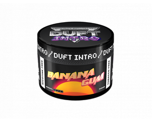 Бестабачная смесь DUFT INTRO - BANANA GUM (БАНАНОВАЯ ЖВАЧКА) - 50 ГР - Банан Жвачка Бестабачная смесь DUFT INTRO - BANANA GUM (БАНАНОВАЯ ЖВАЧКА) - 50 ГР - Банан Жвачка