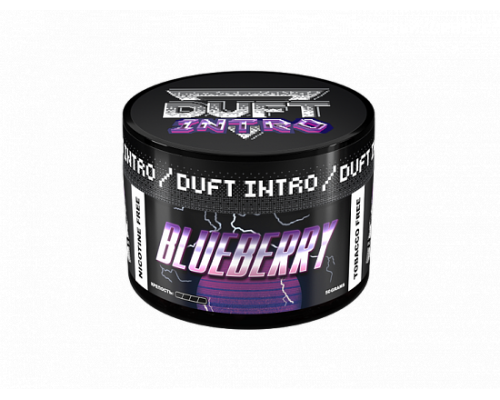 Бестабачная смесь DUFT INTRO - BLUEBERRY (ЧЕРНИКА) - 50 ГР - Черника Бестабачная смесь DUFT INTRO - BLUEBERRY (ЧЕРНИКА) - 50 ГР - Черника