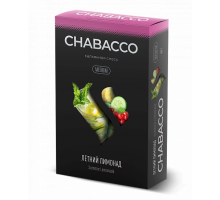 Бестабачная смесь CHABACCO SUMMER LYMONADE (ЛЕТНИЙ ЛИМОНАД) 50 ГР MEDIUM