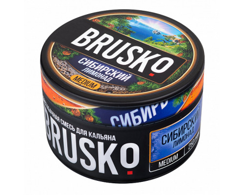 Бестабачная смесь BRUSKO - СИБИРСКИЙ ЛИМОНАД (MEDIUM) - 250 ГР - Лимонад  