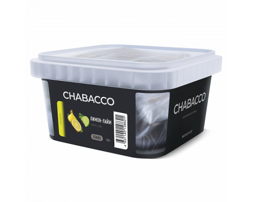 Бестабачная смесь CHABACCO LEMON-LIME (ЛИМОН-ЛАЙМ) 200 ГР STRONG - Лимон Лайм 