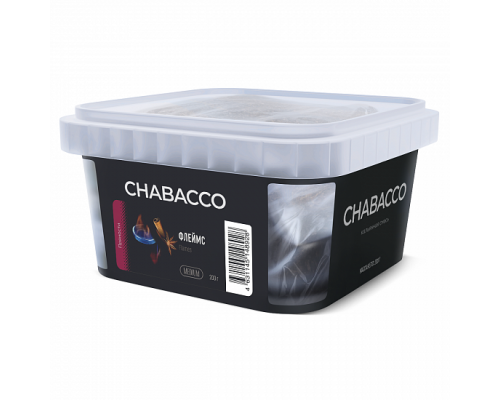 Бестабачная смесь CHABACCO FLAMES (ФЛЕЙМС) 200 ГР MEDIUM - Корица Анис 