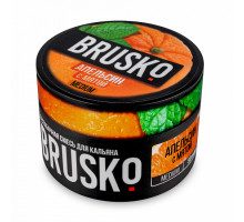 Бестабачная смесь BRUSKO - АПЕЛЬСИН С МЯТОЙ (MEDIUM) - 50 ГР