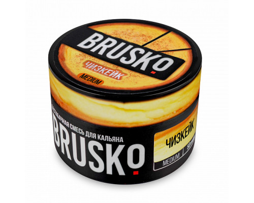 Бестабачная смесь BRUSKO - ЧИЗКЕЙК (MEDIUM) - 50 ГР - Чизкейк  