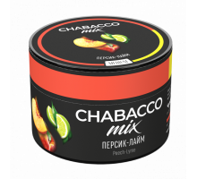 Бестабачная смесь CHABACCO MIX PEACH LIME (ПЕРСИК-ЛАЙМ) 50 ГР MEDIUM