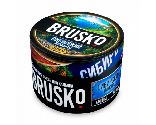 Бестабачная смесь BRUSKO - СИБИРСКИЙ ЛИМОНАД (MEDIUM) - 50 ГР - Лимонад  
