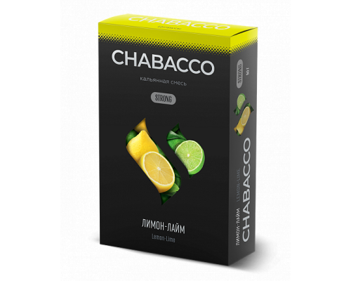 Бестабачная смесь CHABACCO LEMON-LIME (ЛИМОН-ЛАЙМ) 50 ГР STRONG - Лимон Лайм 