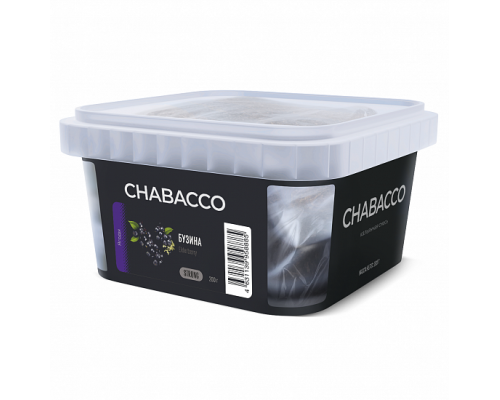 Бестабачная смесь CHABACCO ELDERBERRY (БУЗИНА) 200 ГР STRONG - Бузина  
