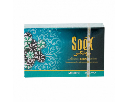 Бестабачная смесь SOEX - MINTOS - 50 ГР - Мята  