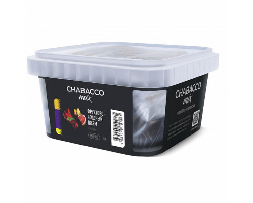 Бестабачная смесь CHABACCO MIX PINK JAM (ФРУКТОВО-ЯГОДНЫЙ ДЖЕМ) 200 ГР MEDIUM - Грейпфрут Клубника Малина