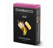 Бестабачная смесь CHABACCO BANANA DAIQUIRI (БАНАНОВЫЙ ДАЙКИРИ) 50 ГР STRONG