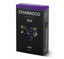 Бестабачная смесь CHABACCO ELDERBERRY (БУЗИНА) 50 GR STRONG
