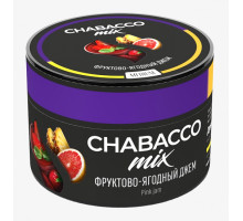Бестабачная смесь CHABACCO MIX PINK JAM (ФРУКТОВО-ЯГОДНЫЙ ДЖЕМ) 50 ГР MEDIUM