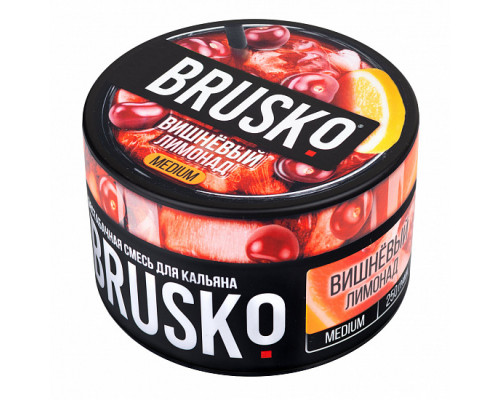 Бестабачная смесь BRUSKO - ВИШНЕВЫЙ ЛИМОНАД (MEDIUM) - 250 ГР - Вишня Лимонад 