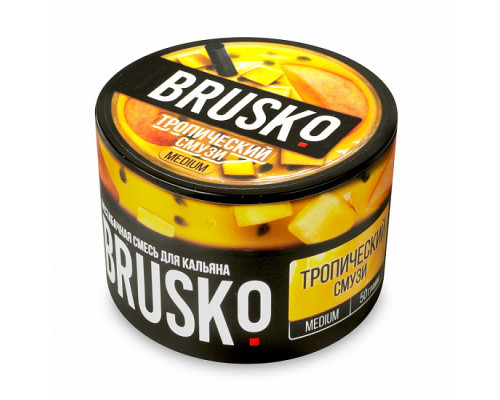Бестабачная смесь BRUSKO - ТРОПИЧЕСКИЙ СМУЗИ (MEDIUM) - 50 ГР - Тропический  