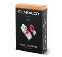 Бестабачная смесь CHABACCO CRANBERRIES IN POWDERED SUGAR (КЛЮКВА В САХАРНОЙ ПУДРЕ) 50 ГР MEDIUM