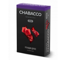 Бестабачная смесь CHABACCO GRENADINE DROPS (ГРЕНАДИН ДРОПС) 50 ГР STRONG