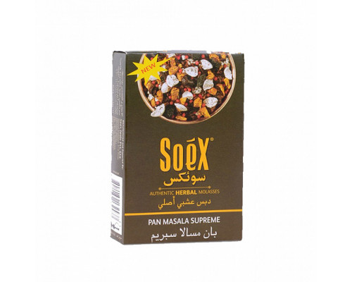 Бестабачная смесь SOEX - PAN MASSALA SUPREME - 50 ГР -   