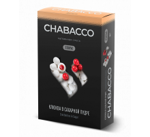 Бестабачная смесь CHABACCO CRANBERRIES IN POWDERED SUGAR (КЛЮКВА В САХАРНОЙ ПУДРЕ) 50 ГР STRONG