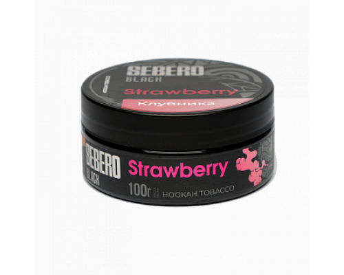 Табак для кальяна Sebero Black Strawberry (Себеро Блэк - Клубника) - 100 гр Табак для кальяна Sebero Black Strawberry (Себеро Блэк - Клубника) - 100 гр