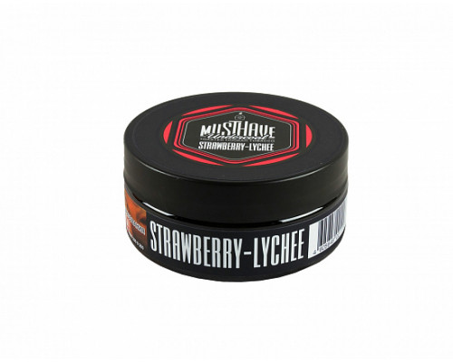 Табак для кальяна Must Have Strawberry-Lychee (Мастхэв - Земляника с личи) - 125 гр