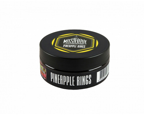 Табак для кальяна Must Have Pineapple Rings (Мастхэв - Ананасовые кольца) - 125 гр