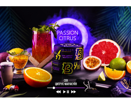 Табак для кальяна Banger Passion Citrus (Бэнгер - Сок цитрус-маракуйя) - 100 гр