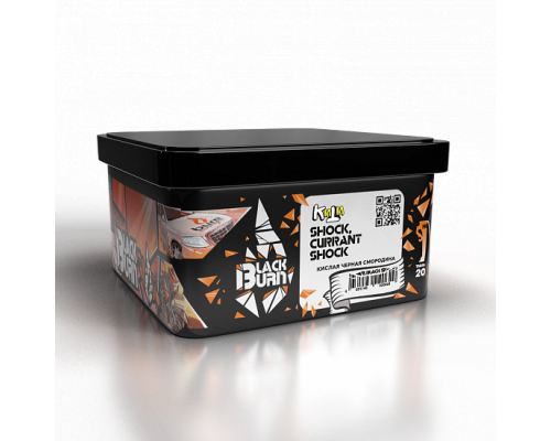 Табак для кальяна BlackBurn Shock, Currant Shock (БлэкБерн - Кислая Чёрная смородина) - 200 гр
