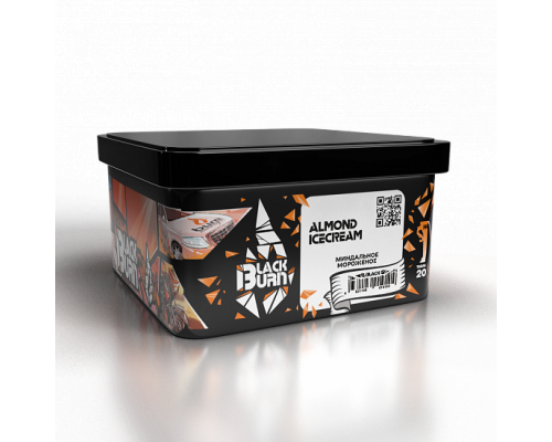 Табак для кальяна BlackBurn Almond Icecream (БлэкБерн - Мороженое с миндальным орехом) - 200 гр
