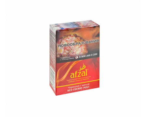 Табак AFZAL - RED CHERRY MINT - 40 ГР - Черешня Мята 