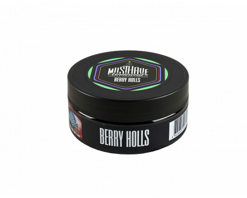 Табак для кальяна Must Have Berry Holls (Мастхэв - Лесные ягоды, Эвкалипт) -125 гр