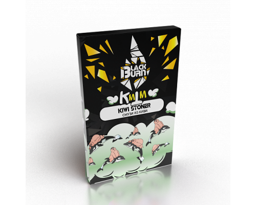 Табак для кальяна BlackBurn Kiwi Stoner (БлэкБерн - Смузи из киви) - 100 гр