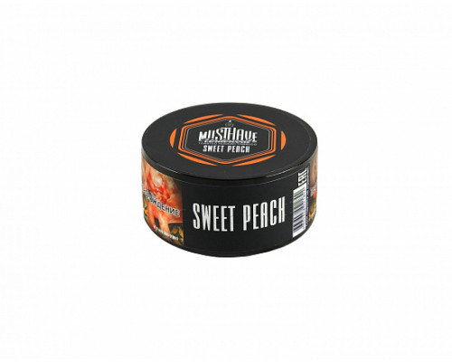 Табак для кальяна Must Have Sweet Peach (Мастхэв - Сладкий персик) - 25 гр