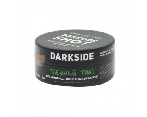 Табак для кальяна Darkside Shot Таёжный трип (Дарксайд шот - Лемонграсс фейхоа эвкалипт) - 120 гр