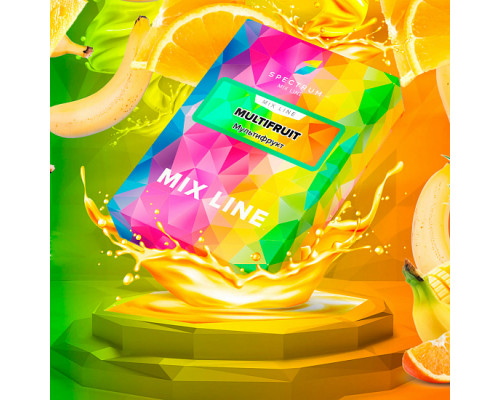 Табак для кальяна Spectrum Mix Line Multifruit (Спектрум Микс Лайн - Мультифрукт) - 40 гр