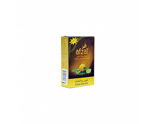 Табак AFZAL - LEMON WITH MINT - 40  ГР - Лимон Мята 