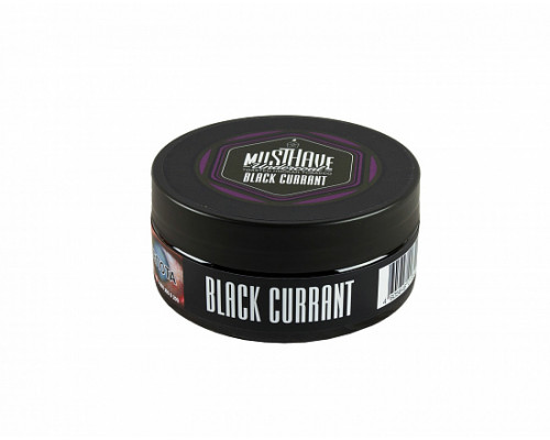 Табак для кальяна Must Have Black Currant (Мастхэв - Черная смородина) -125 гр