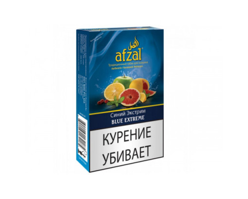 Табак AFZAL - BLUE EXTREME - 40 ГР - Яблоко Дыня Леденцы