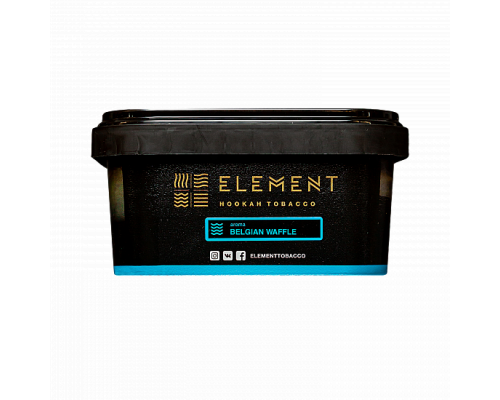Табак для кальяна Element Вода Belgian Waffle (Элемент Вода - Бельгийские вафли) - 200 гр