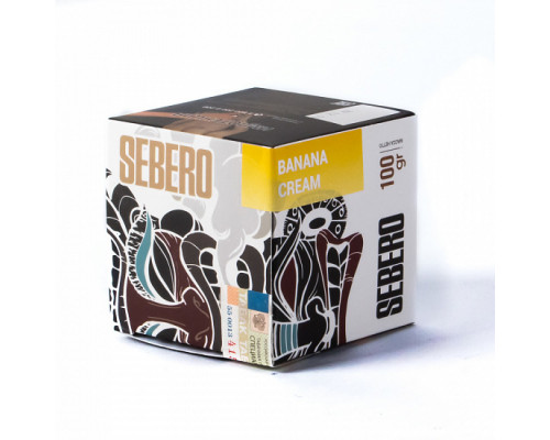 Табак для кальяна Sebero Banana Cream (Себеро - Банановый крем) - 100 гр